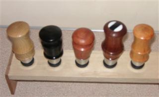 Bottle stoppers by Fred Taylor